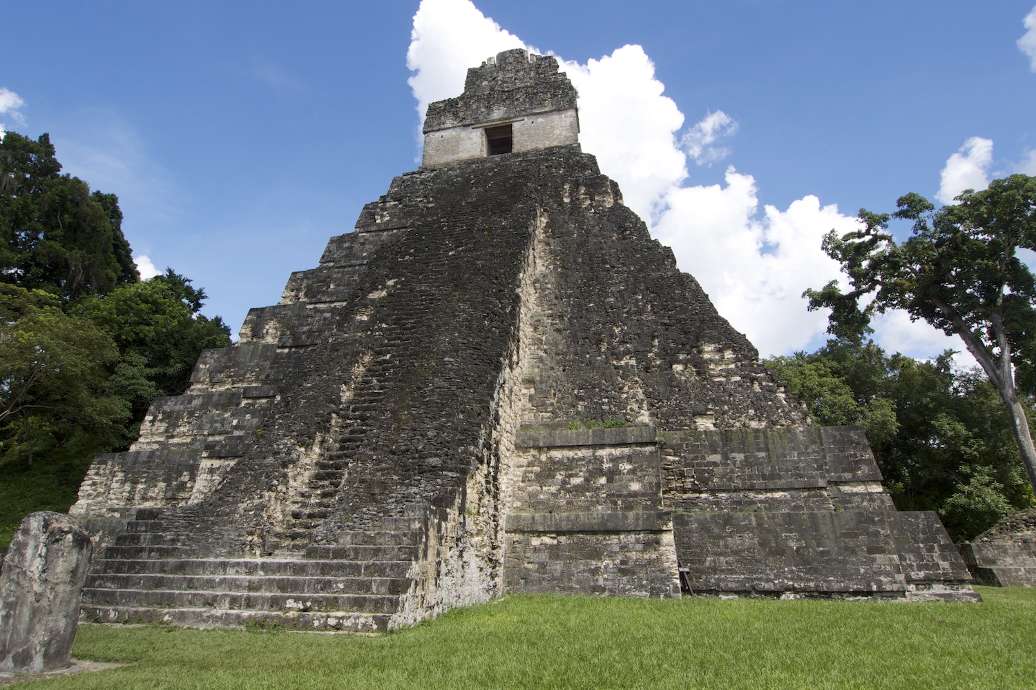 Grand Jaguar Tempel in Tikal, Guatemala